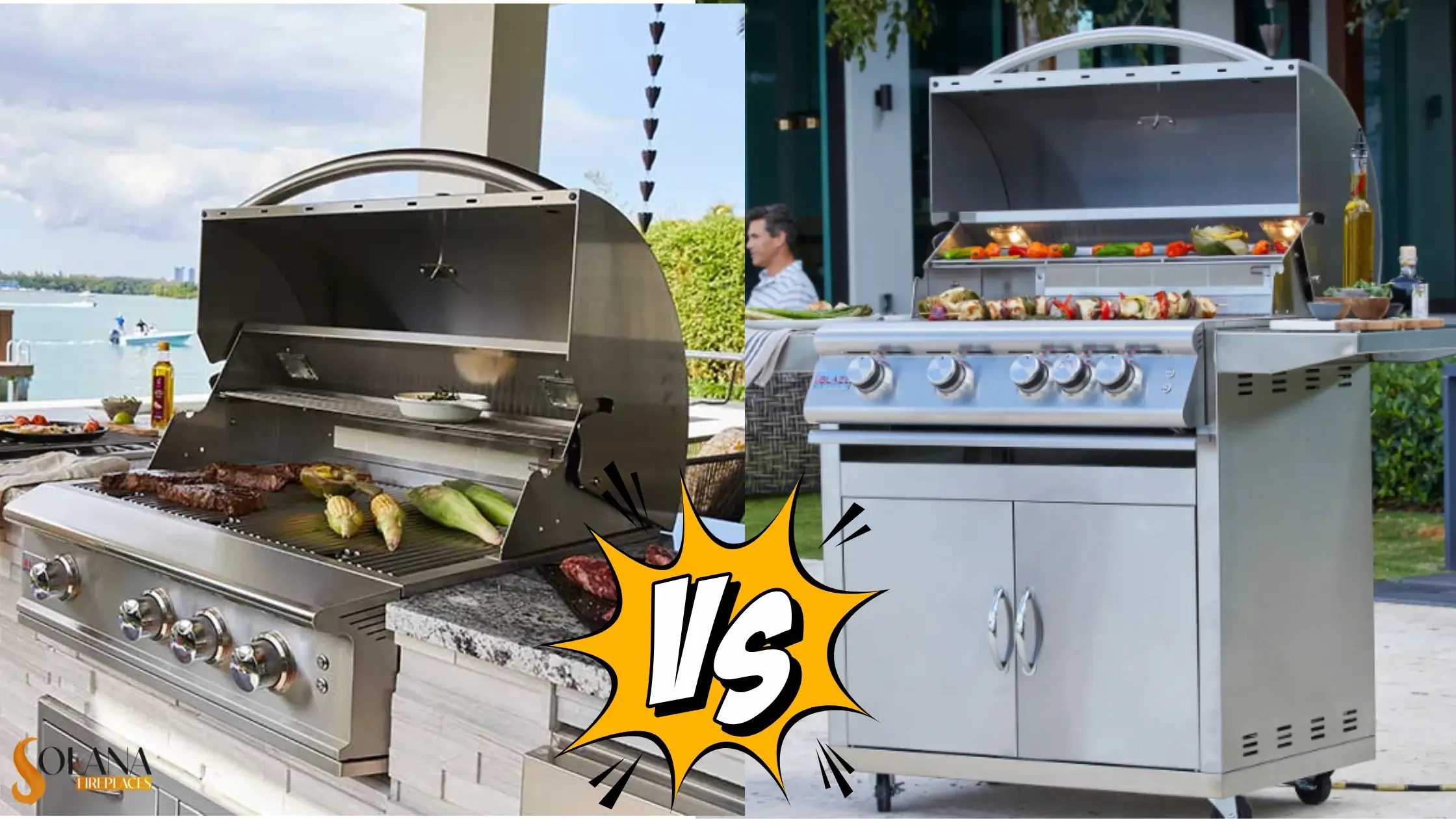 Comparing Built-In and Freestanding Blaze Grills

