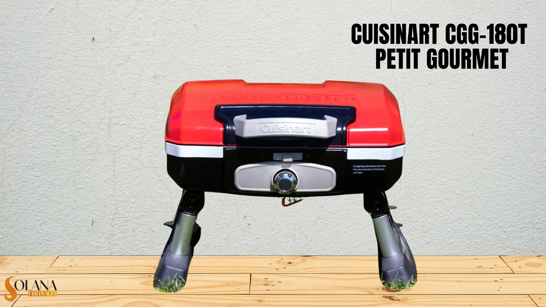 Cuisinart CGG-180T Petit Gourmet – Best Lightweight Propane Grill
