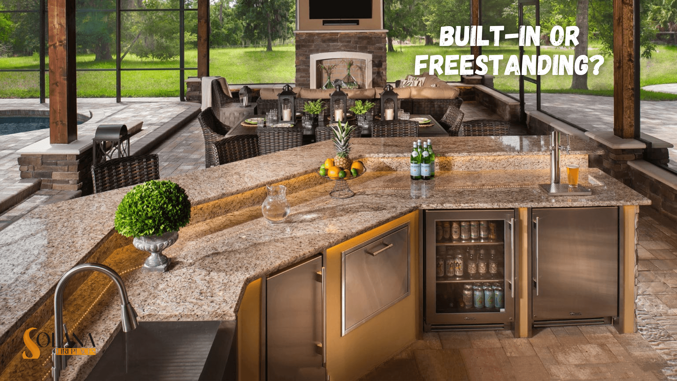Deciding Between a Built-in or Freestanding Outdoor Fridge