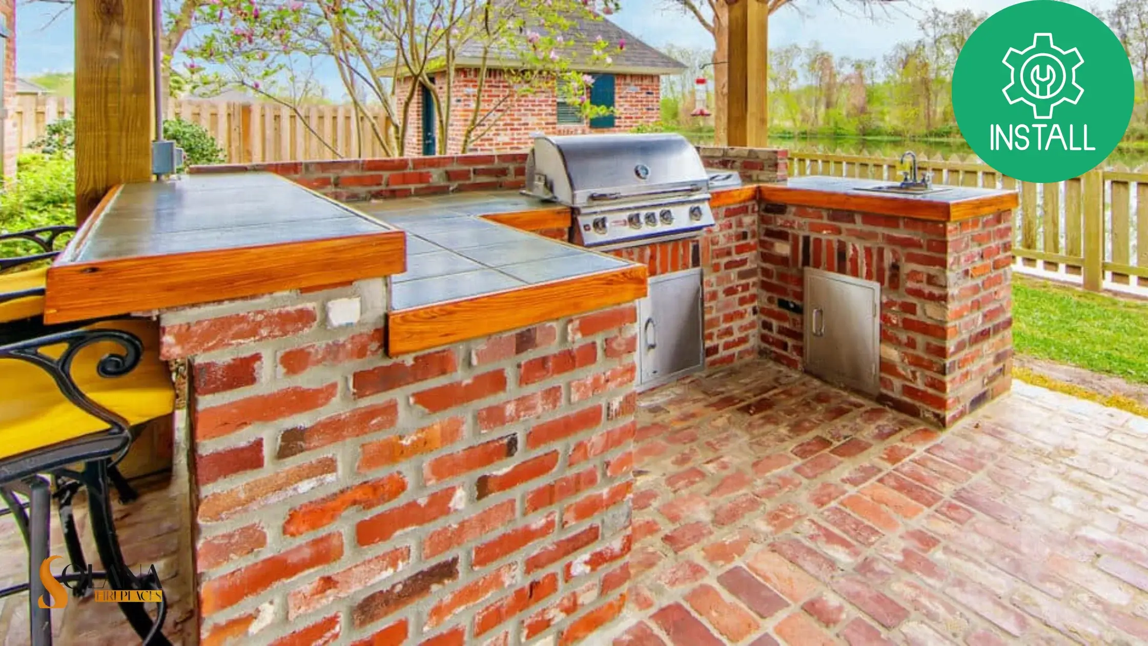 Outdoor Kitchen Island Installation - What to Expect