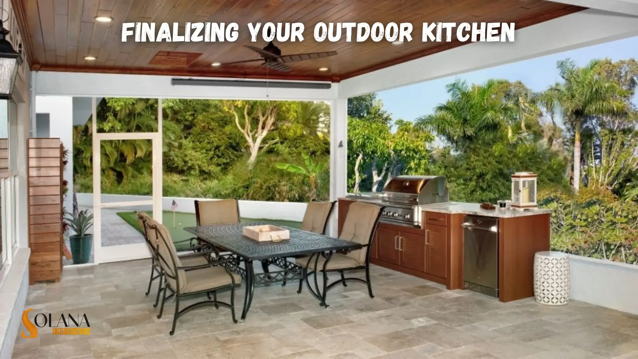 Assembling and Finalizing Your Outdoor Kitchen