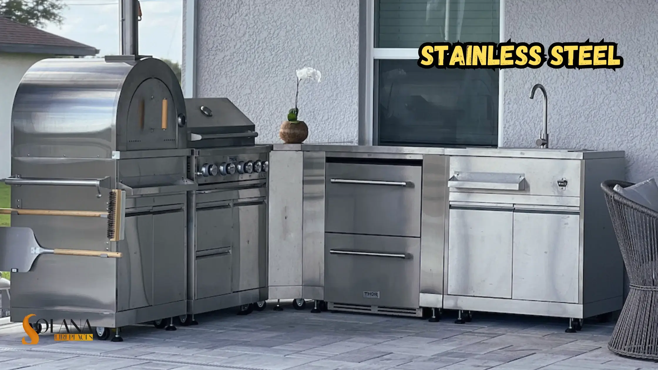 Stainless Steel Outdoor Kitchen Islands