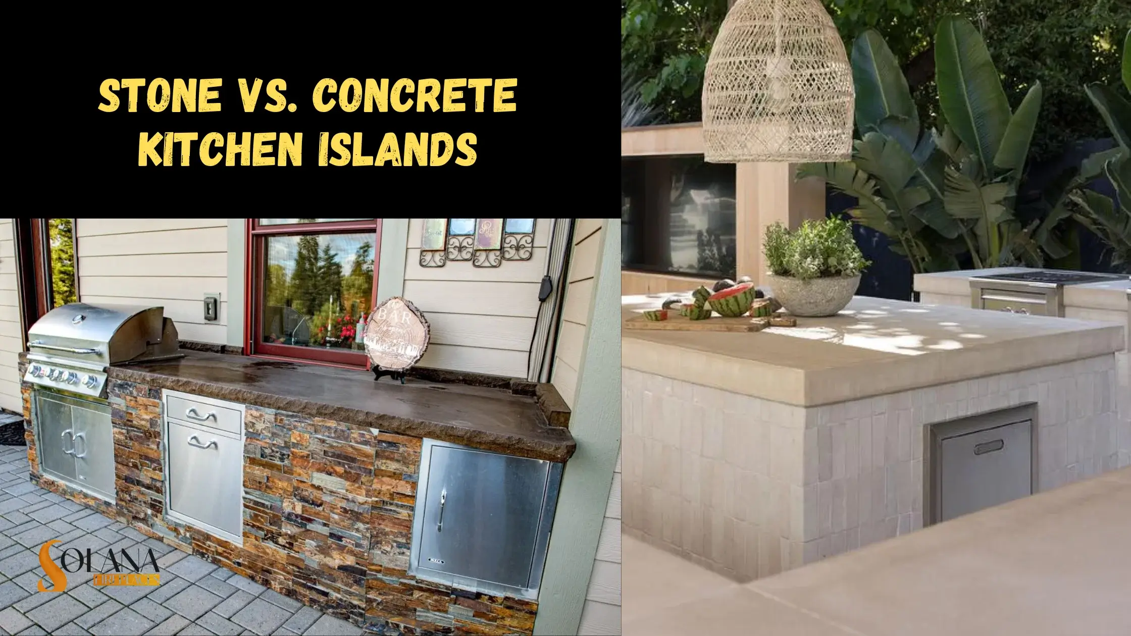Stone vs. Concrete Kitchen Islands: Which is Better?