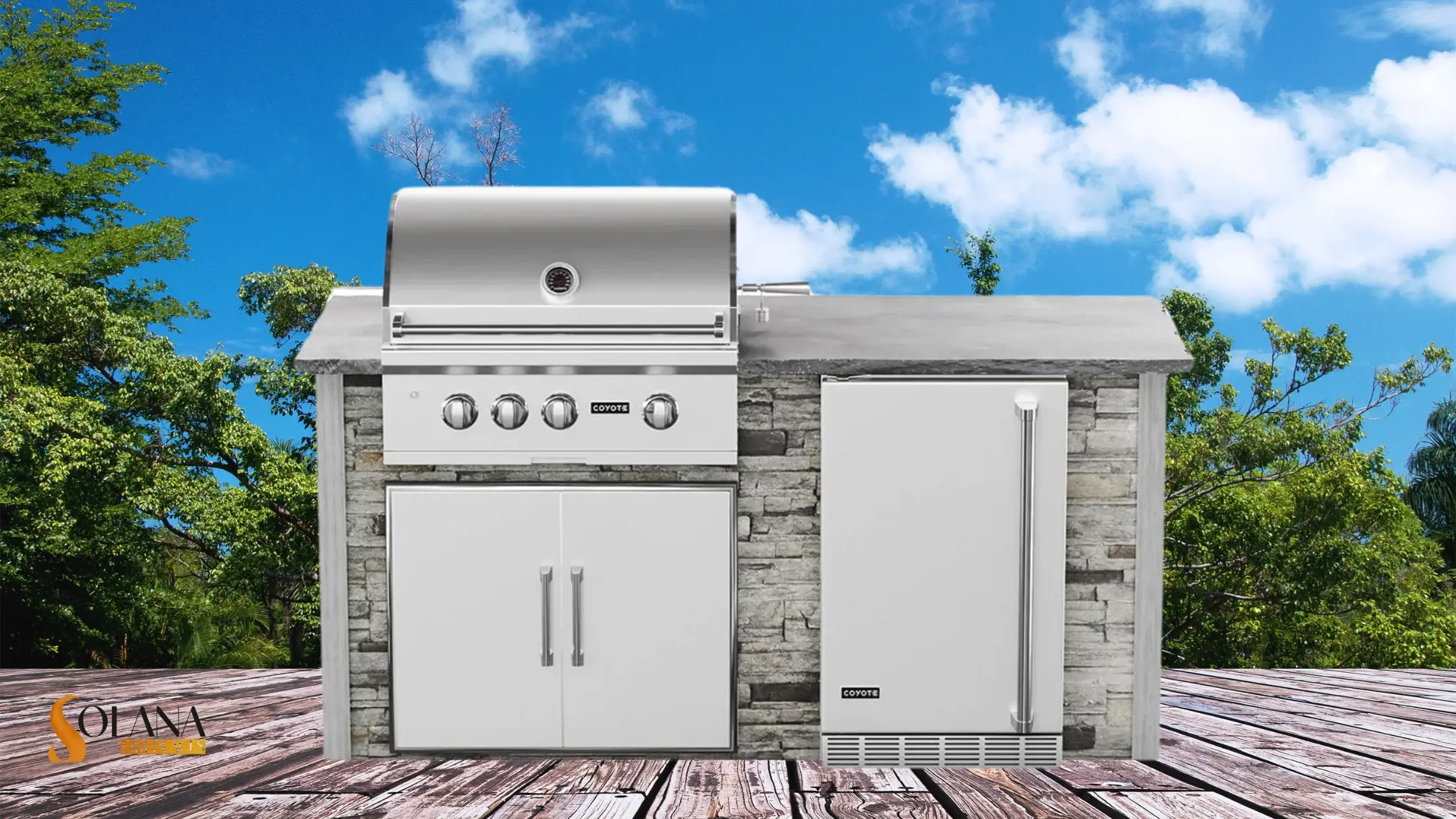 RTA Outdoor Living Grill Island