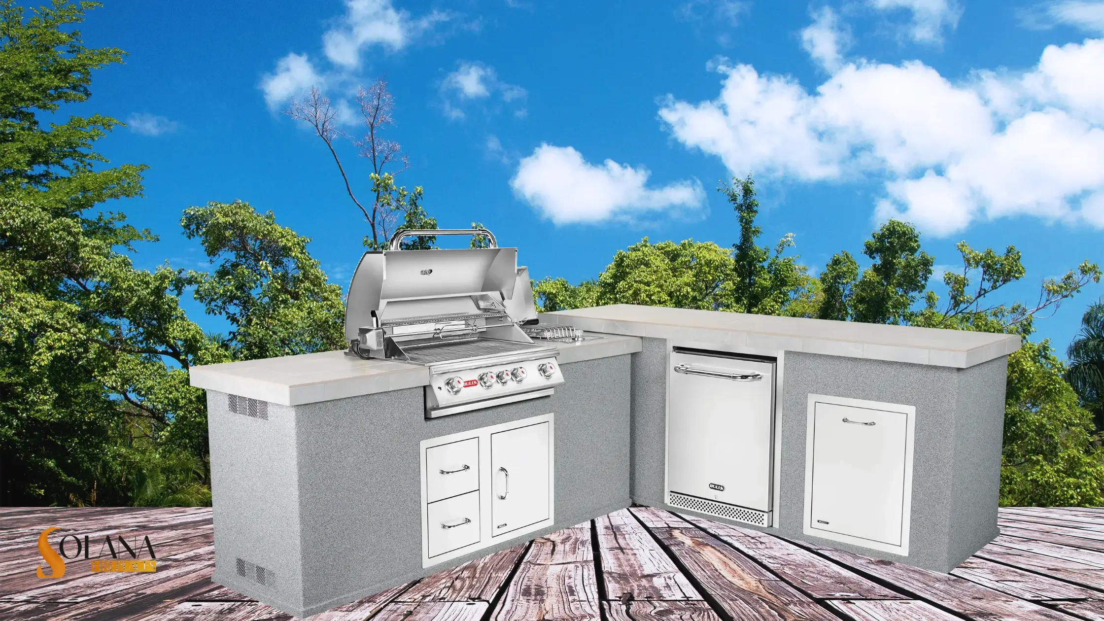 Bull BBQ Outdoor Kitchen Island