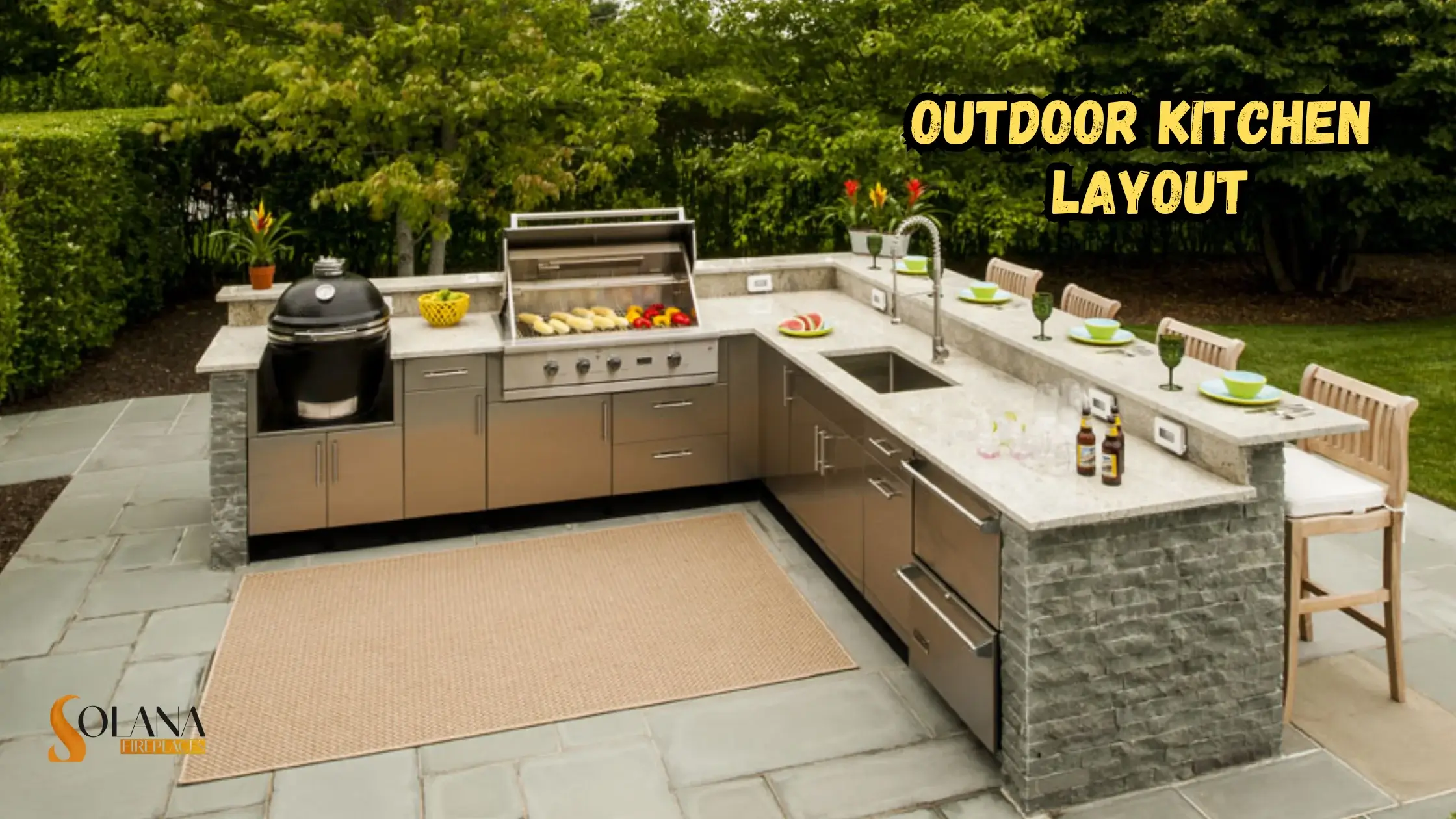 Outdoor Kitchen Layout Ideas