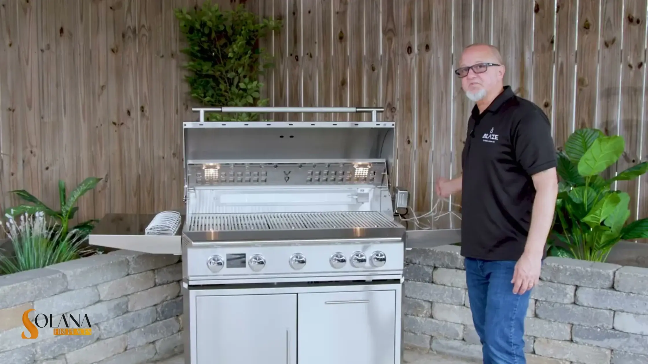 blaze premium lte gas grill- Solana Fireplaces