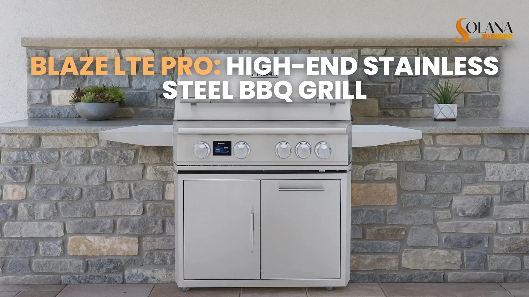 Blaze LTE Pro: High-End Stainless Steel BBQ Grill