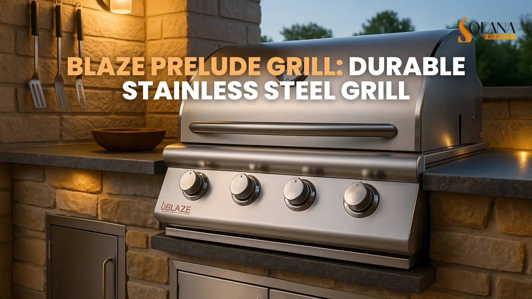 Blaze Prelude Grill: Durable Stainless Steel Grill