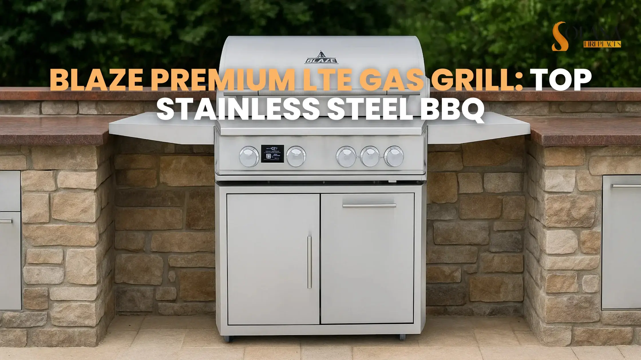 Blaze Premium LTE Gas Grill: Top Stainless Steel BBQ